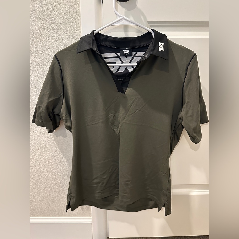 PXG Dark Olive Performance Polo